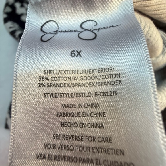 Jessica Simpson Girls Size 6X Ruffle Sleeve Hoodie
& Printed Ruffle-Hem Pant Set - Picture 7 of 7